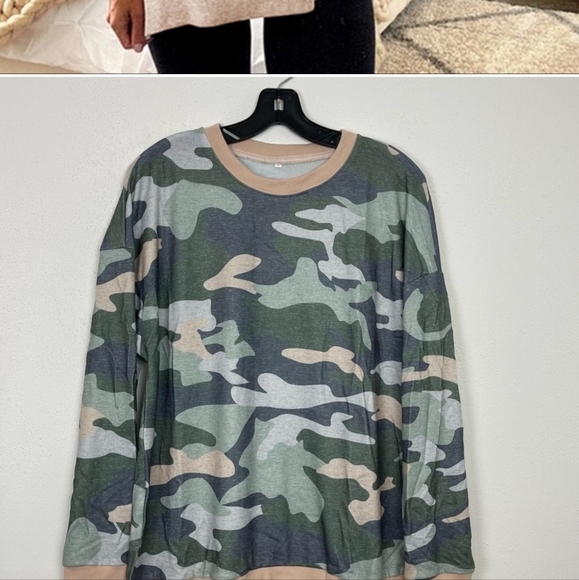 Camouflage Oversized Sweatshirt - Picture 3 of 3